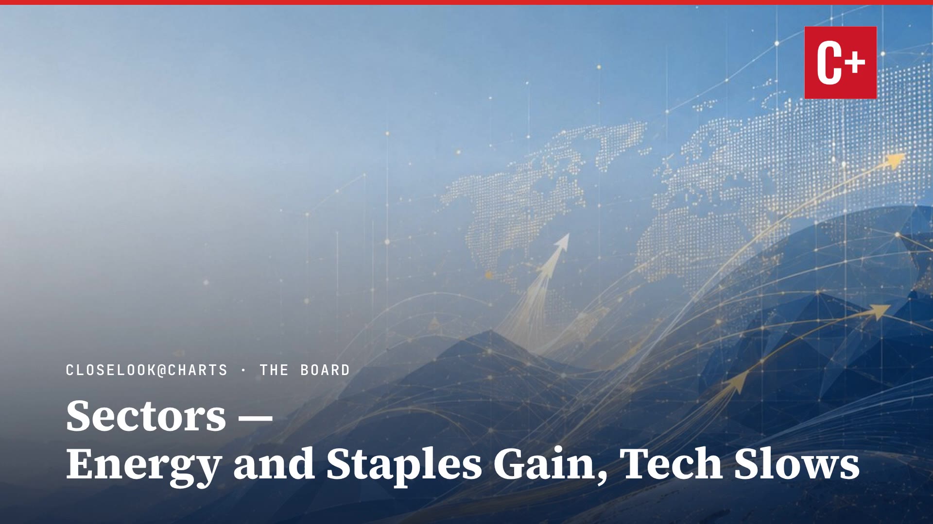 Sectors — Energy and Staples Gain, Tech Slows